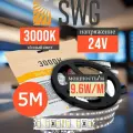 Светодиодная лента SWG 9.6Вт 24В теплый белый свет 3000К