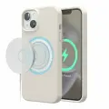 Elago для iPhone 14 чехол MagSafe Soft silicone case Stone
