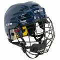 Шлем игрока хоккейный защитный с маской CCM HTC TACKS 210 SR NV, размер L (58.5-63 см), взрослый, темно-синий