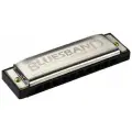 Губная гармошка Hohner Blues Band (M55910X) A, черный/серебристый