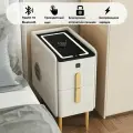 Современный минималистичный мини-прикроватный столик из массива дерева