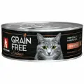 Консервы для кошек зоогурман GRAIN FREE Deluxe перепелка 100 г, (6 шт) БЕЗзерновой влажный корм