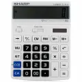 SHARP EL-8128-WH Large Screen Large Digit Large Key Business Office Calculator (Pearl White)