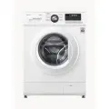 Стиральная машина LG F1296NDS0, узкая, загрузка 6 кг, с паром, инверторный двигатель с прямым приводом, белая