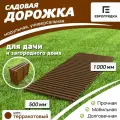 Садовая дорожка Еврогрядка 1 м х 0.5 м, цвет: терракот