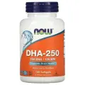Капсулы NOW DHA-250, 150 г, 200 мл, 120 шт.