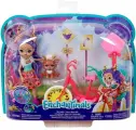 Enchantimals Кукла Велосипедисты с питомцем и транспортным средством GJX30