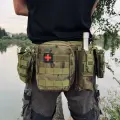 Тактический Разгрузочный ремень (Пояс) Molle с подсумками Tactica 7.62