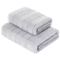 Набор из 2-х махровых полотенец Verossa Milano, Холодный Серый, 50х70х140