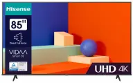 Телевизор 85 Hisense 85A6K (4K Ultra HD 3840x2160, Smart TV) черный