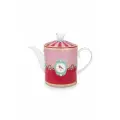 Чайник заварочный Love Birds Medallion Red-Pink, 1,3л Pip Studio