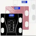 Напольные умные весы, электронные напольные весы для Xiaomi, iPhone, Android, розовые, батарейки
