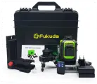Лазерный уровень нивелир Fukuda 4D 360 MW94D4GX PRO самовыравнивающийся лазер - зеленый луч, 16 линий в комплекте со штативом, магнитным креплением, угловым держателем, зарядным устройством