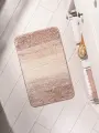 Мягкий коврик LIstаdо для ванной комнаты 50 х 80 см, цвет бежевый
