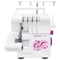 Оверлок Singer T80D, электромеханический, для всех типов ткани, белый