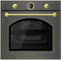 Электрический духовой шкаф Zigmund & Shtain E 166 B 60 см, 72 л, гриль и конвекция, черный