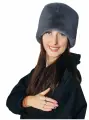 Шапка МОРОЗКО Шапка-кубанка от бренда Шубы из экомеха Морозко для женщин, размер 56-58, антрацит