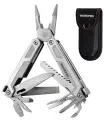 Многофункциональный мультитул пассатижи 15 в 1 из высокопрочной стали с чехлом