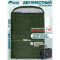Просторный и теплый двойной спальник Jungle Camp Verona Double, синий