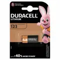 Батарейка Duracell CR123 3V литиевая, 1BL, 287891rf