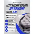 Акустический поролон Alton Pro wave 25. Шумоизоляция для помещений, для дома, для студий. Шумка комнатная для стен в комнате, для потолка, для дверей.