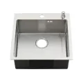 Мойка R5050H MELANA ProfLine 3,0/200 сатин врезная квадратная R5050H