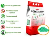 Наполнитель ECO-Premium комкующийся древесный с ароматом Алоэ 20л, 7.6 кг