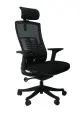 Офисное поворотное эргономичное кресло SFT-5 Raze Black / Black (Mesh / Fabric , черный)