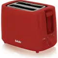 Тостер с двумя отделениями для тостов BBK TR82 красный, мощность 700 Вт