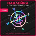 Наклейки на авто стикеры светоотражающие компас роза ветров