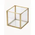 Органайзер Арт-Птица 3088/5, для косметики и аксессуаров, стекло, латунь, золотой, прозрачный