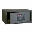 Сейф мебельный Klesto 202 Luxe темно-серый, электронный кодовый замок, 200x425x365 мм, отделка с кожаным покрытием