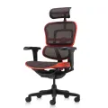 Кресло FALTO Ergohuman 2 Ultra ST GAME (натяжение сетки, наклон вперед, сетка, черный с красным)