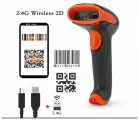 2D сканер штрих кода QR, (Беспроводной) сканирование с любой поверхности и телефонов по вайфай каналу
