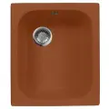 Кухонная мойка AquaGranitEx терракотовая M-17 прямоугольная/307