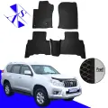 Автомобильные коврики EVA/ЕВА/ЭВА для Toyota Land Cruzer Prado 150 2009-2013 черный черный