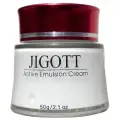 Jigott Active Emulsion Cream Интенсивно увлажняющий крем-эмульсия для лица 50 мл 50 г 1 шт. 1 шт. стеклянная банка