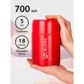 Термос Релаксика Relaxika с широким горлом для еды 301 (0,7 литра), красный, R301.700.7 *
