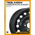 Trebl X40914 6.5x16 5x114.3 ET 51 Dia 67.1 BLACK