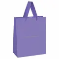 Пакет подарочный 33*42*12см MESHU Monocolor. Lavender, отд. фольгой, матовая ламинация