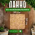 Панно из можжевельника для бани и сауны без клея 50см x 50см