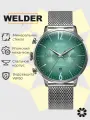 Наручные часы Welder, серебряный/зеленый