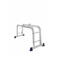 Лестница трансформер шарнирная Alumet TL4022, алюминиевая, 4 x 2 ступени, 1,18 - 2,4 м