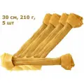 Кости жевательные узловые, 30см (пакет 5шт.), серия DENTAL, Triol