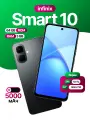 Смартфон Infinix Smart 10 3/64GB, Ростест, Sleek Black, Черный