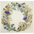 Набор для вышивания крестом Марья искусница 06.002.60 Венок чертополоха 40х40 см