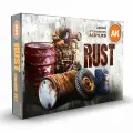 Набор акриловых красок AK Interactive Rust Set