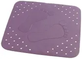 Коврик противоскользящий RIDDER Plattfuß фиолетовый, 54*54
