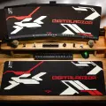 Игровой коврик для мыши DigitalRazor Branded Black red 900x400x4mm, чёрный, красный