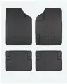 Универсальные коврики Автодрайвер резиновые UNI3, 4 шт